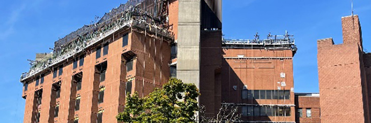 Central Construction reaches final phase of <br>façade restoration at 127 S. Broadway